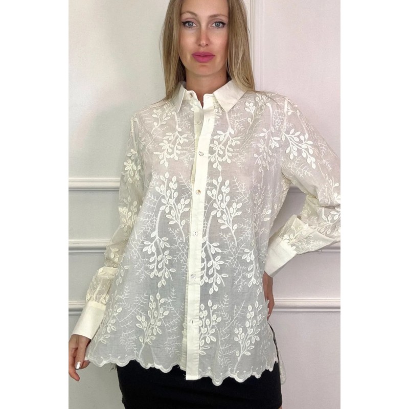 Geborduurde blouse Gilano