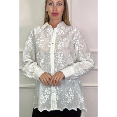 Geborduurde blouse Gilano