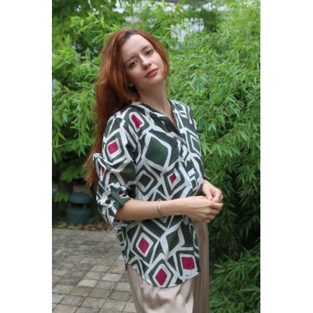 Blouse Hester vierkanten