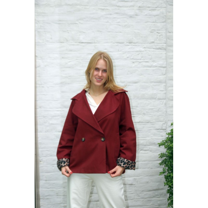 Jacket Geraldine grote kraag