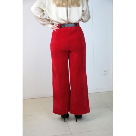 Flare broek Göktürk velours