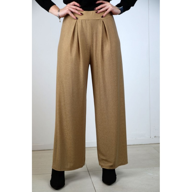 Lurex flare broek Gianey