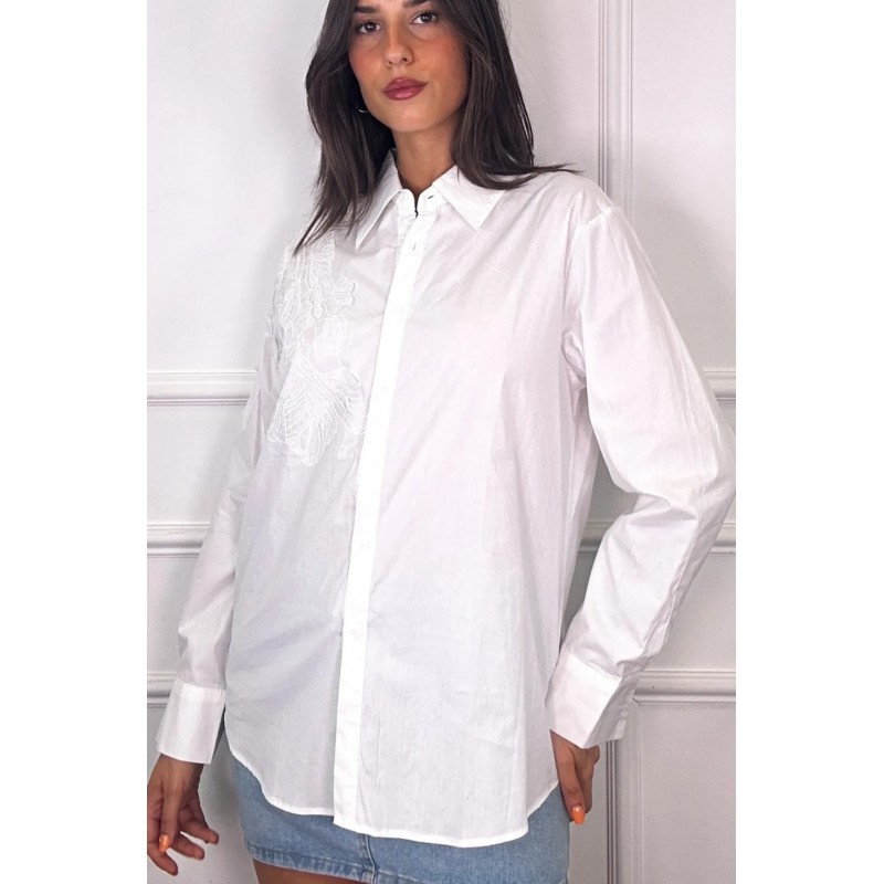 Blouse Gulistan oplegborduur links