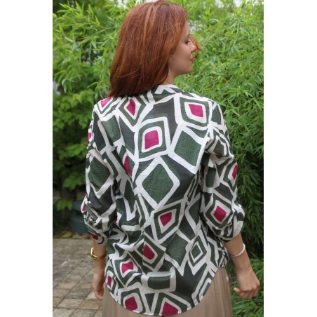 Blouse Hester vierkanten