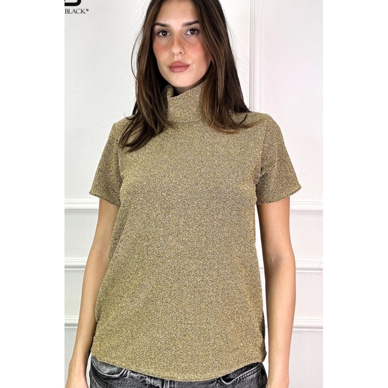 T-shirt Golden lurex