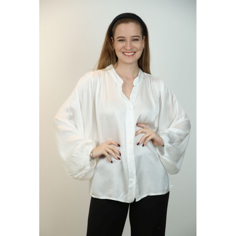 Satijnen blouse Izabella