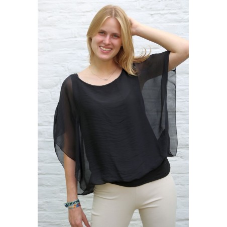 Zijde blouse Giulia