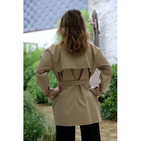 Trenchcoat Hao medium lengte