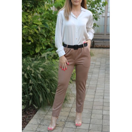 Broek Gillean geribde gabardine