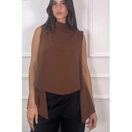 Jersey mouwloze blouse Ginevra