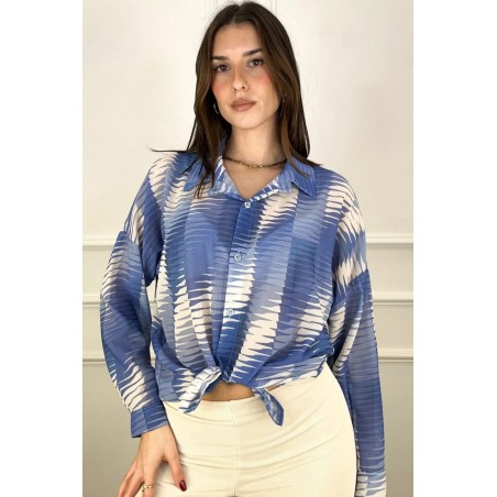 Blouse abstracte bergen Kim