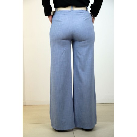 Flared piqué broek Kelsey