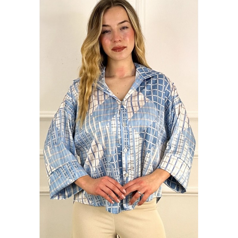 Satijnen blouse Joris