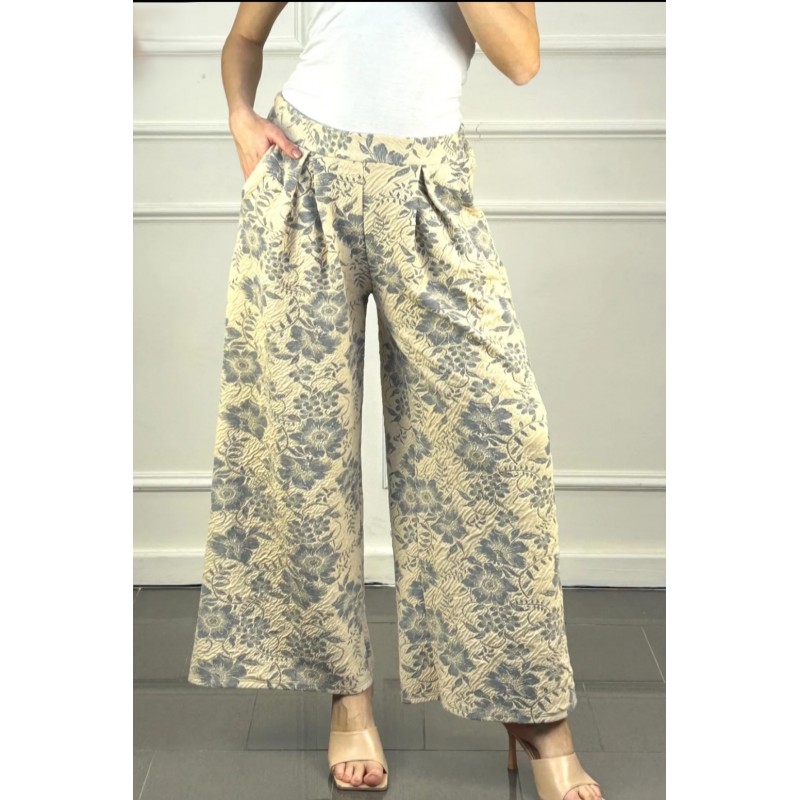 Broek Judah ingeweven bloemen