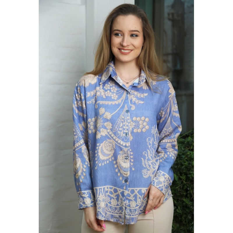 Blouse Jacco barok korenaren