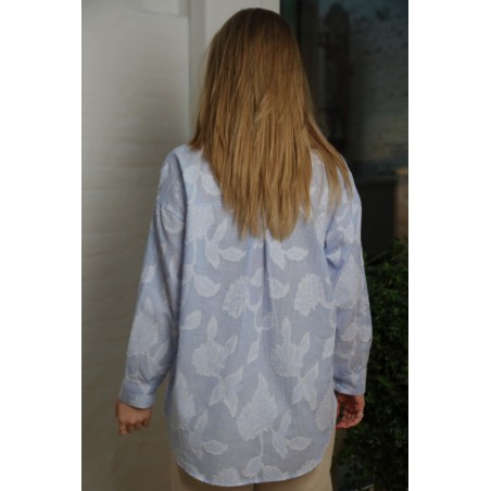 Gelijnde blouse Jacey