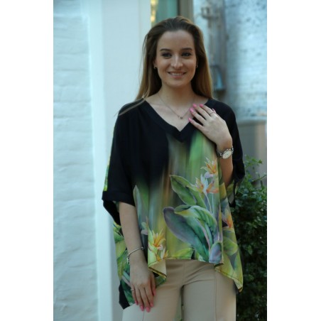 Blouse Kristy tropische bloem