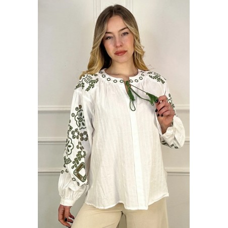 Blouse Jolene tunesische kraag