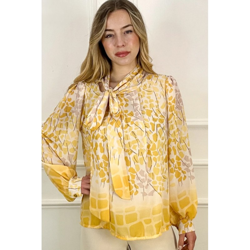 Blouse Jacoba jabotkraag