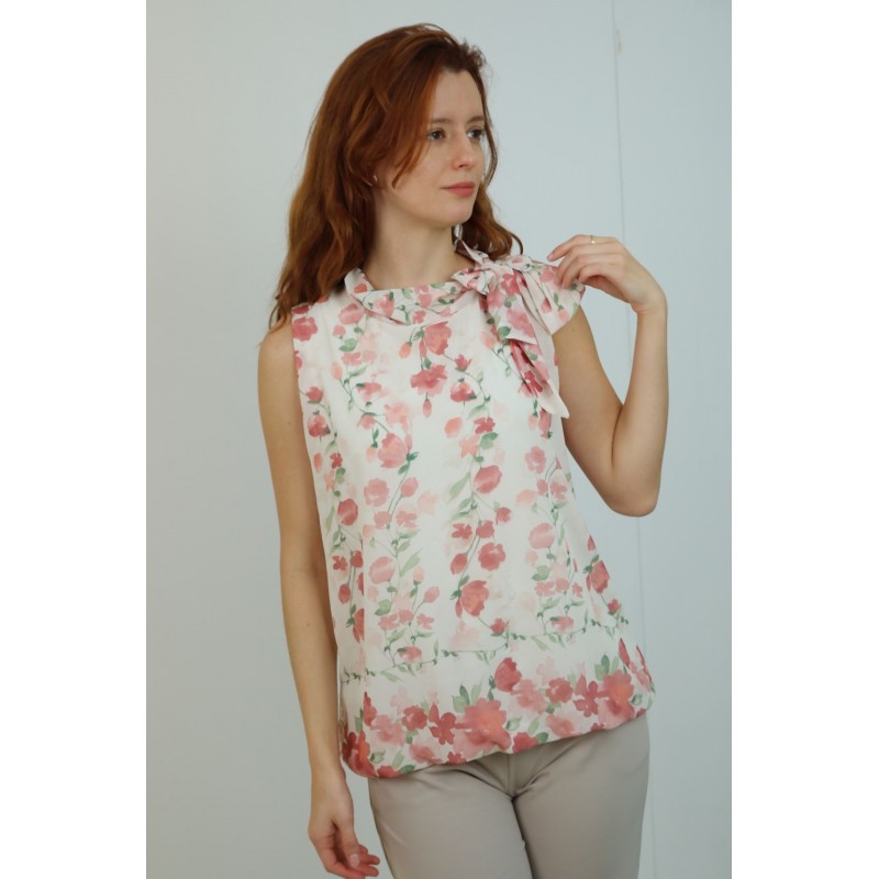 Mouwloze blouse Kaylen