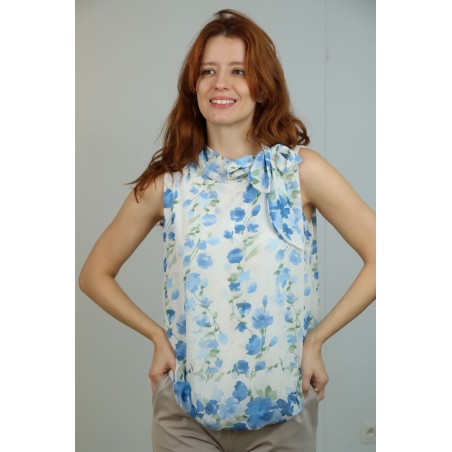 Mouwloze blouse Kaylen