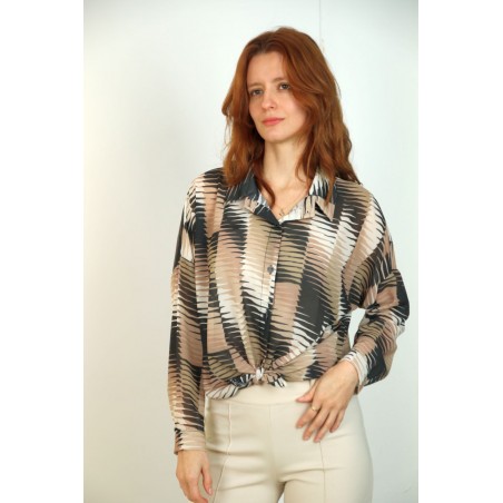 Blouse Jacob taillknoop