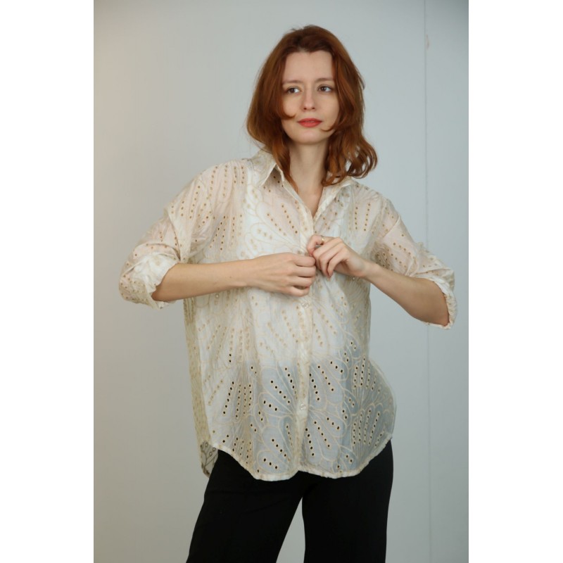 Transparante blouse Kiano