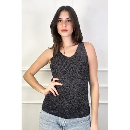 Lurex tricot top Jillian